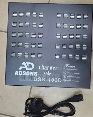 Adson 100ports Usb Fast Charger Station Deck