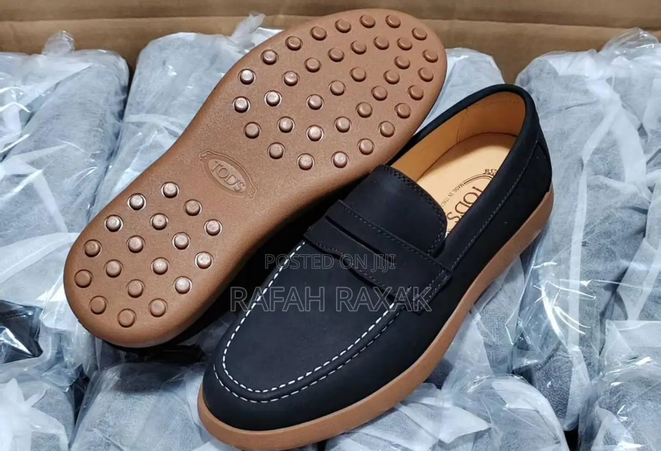 Original Black Men’S Tod’S Smart Casual Low Slip On Shoes