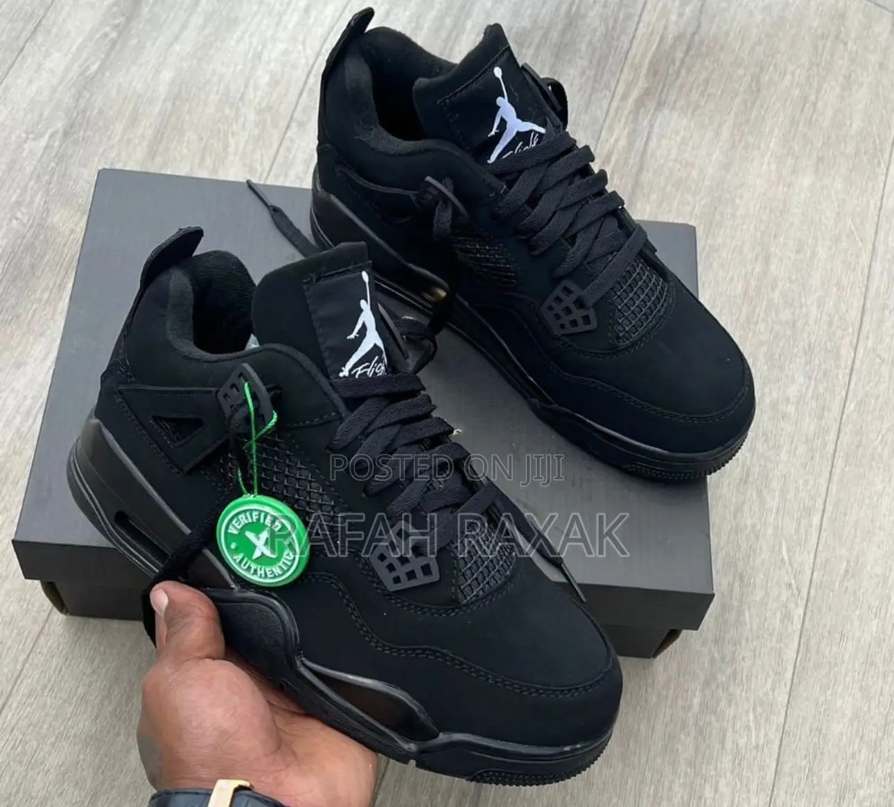 Nike Air Jordan 4 Retro “Black Cat” Sneakers