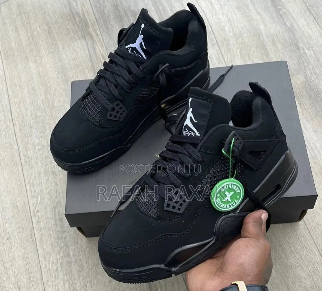 Nike Air Jordan 4 Retro “Black Cat” Sneakers