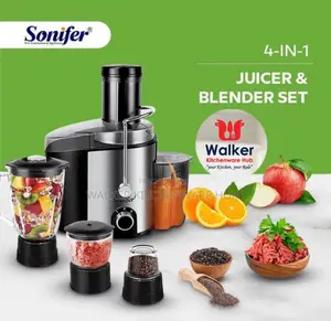 4 in 1 Sonifer Juicer Blender Set With Grinding Functions