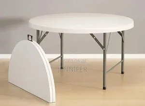 Round, Portable Picnic Table Camping Table