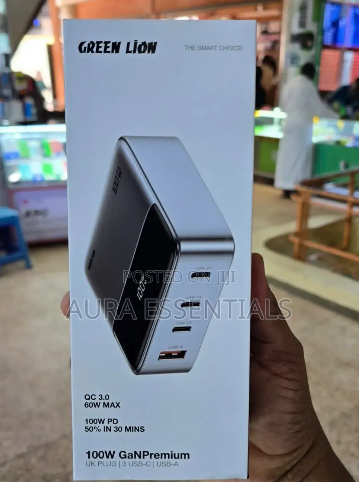 Green Lion 100w Superfast Laptop and Smartphone Adapter Char