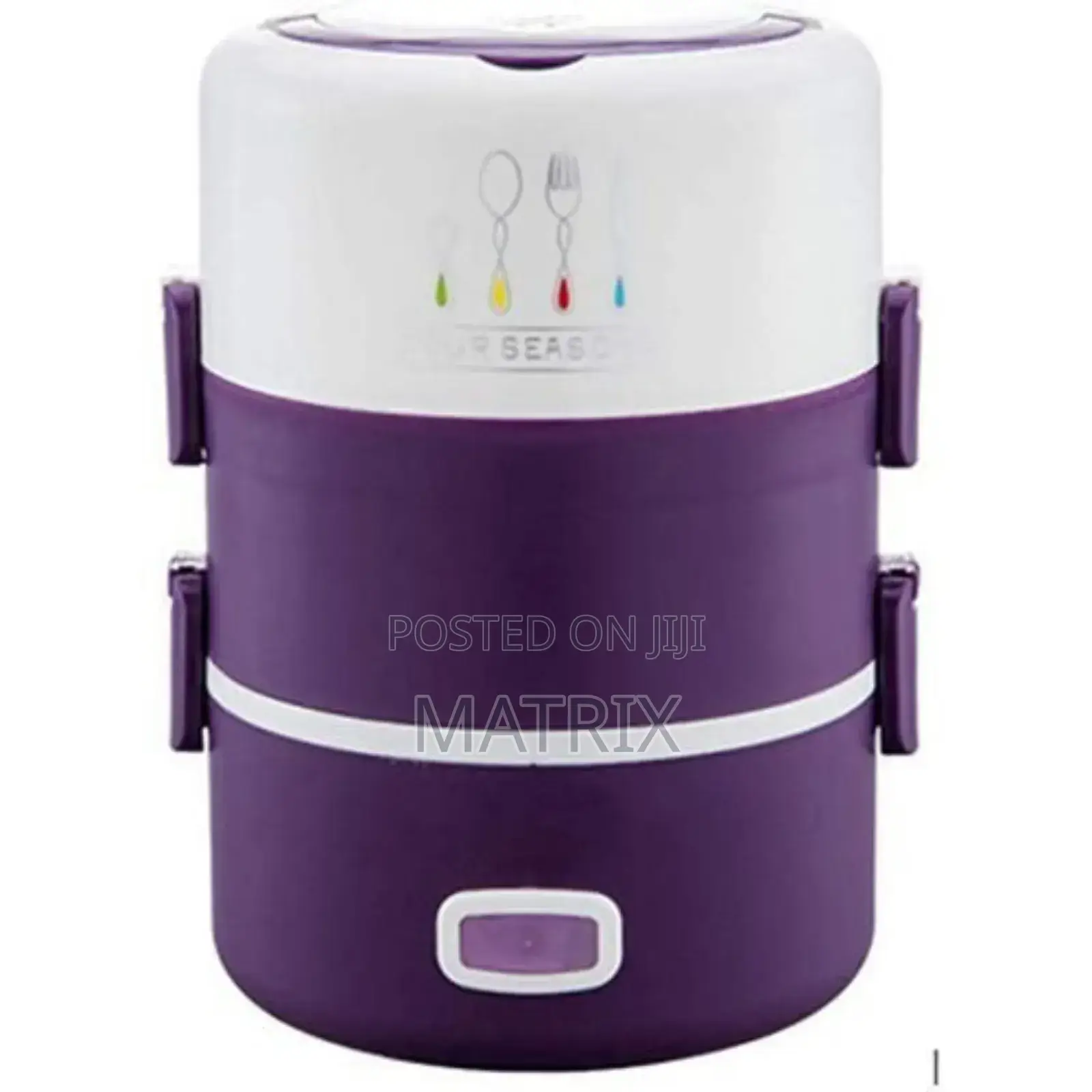 3 Layer 2 L Portable Food Electric Lunch Box Storage Flask