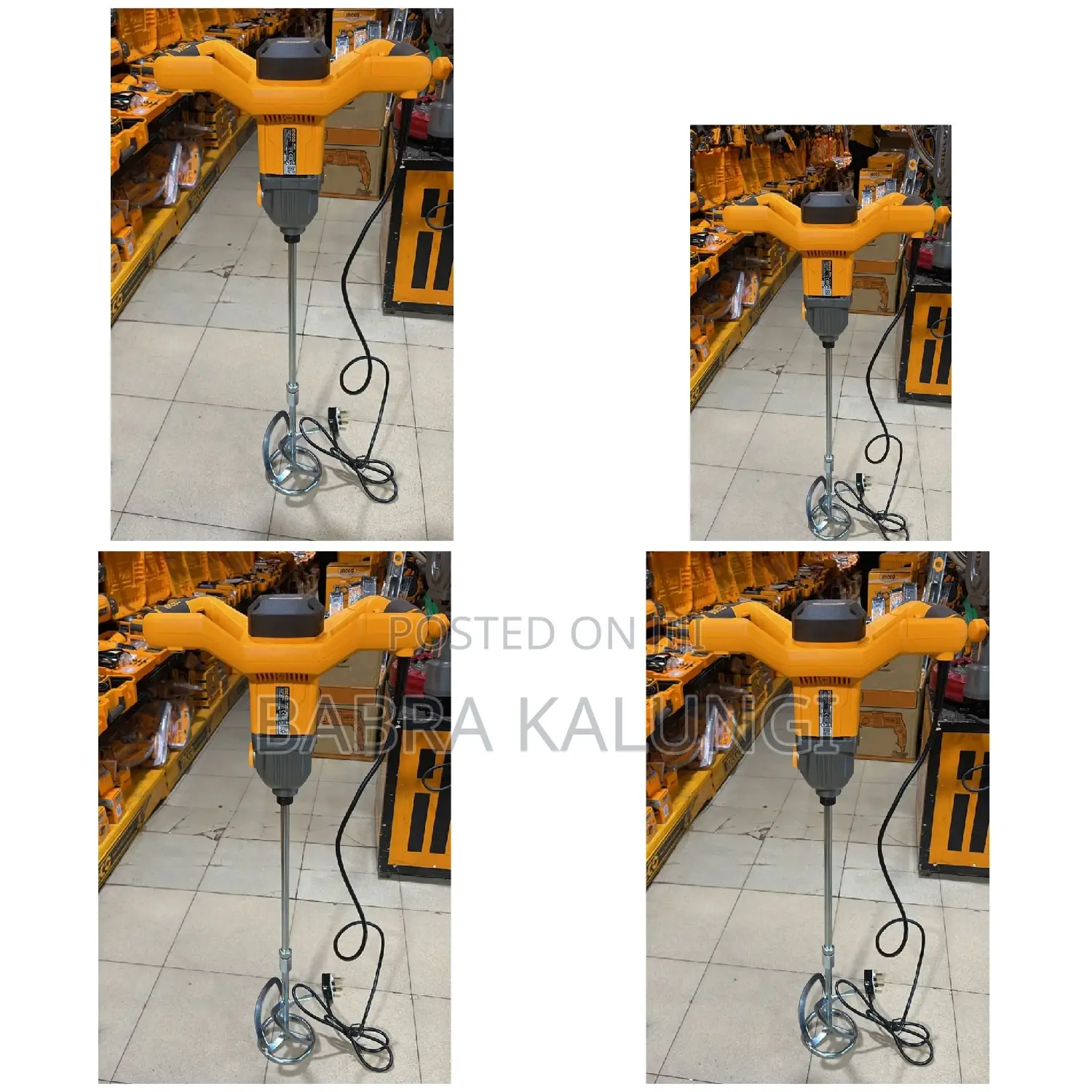 Ingco Industrial Hand Mixer Paint