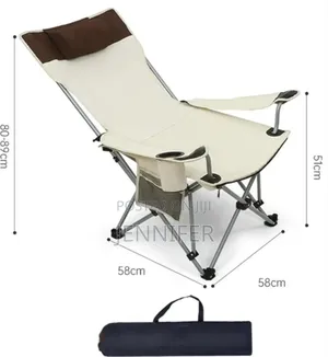 High Back Beach Chair With Cup Holder
