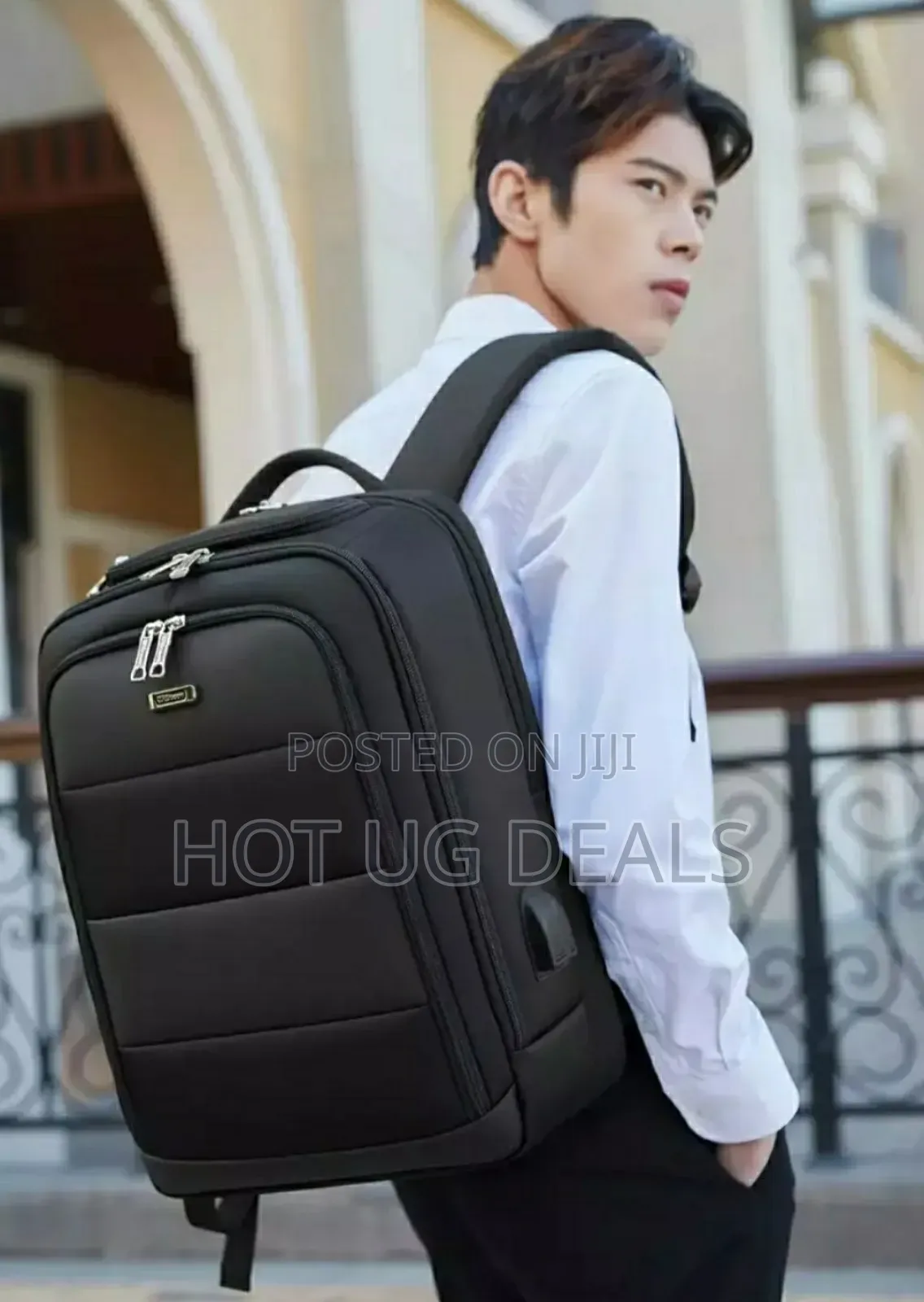 Wirlsoon Laptop Backpack Bag  - Black