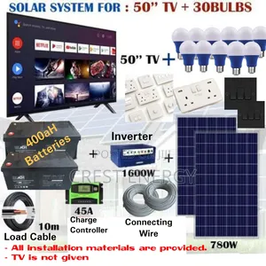 Photo - 780w + 400ah Solar System (For 50 Inch Tv)
