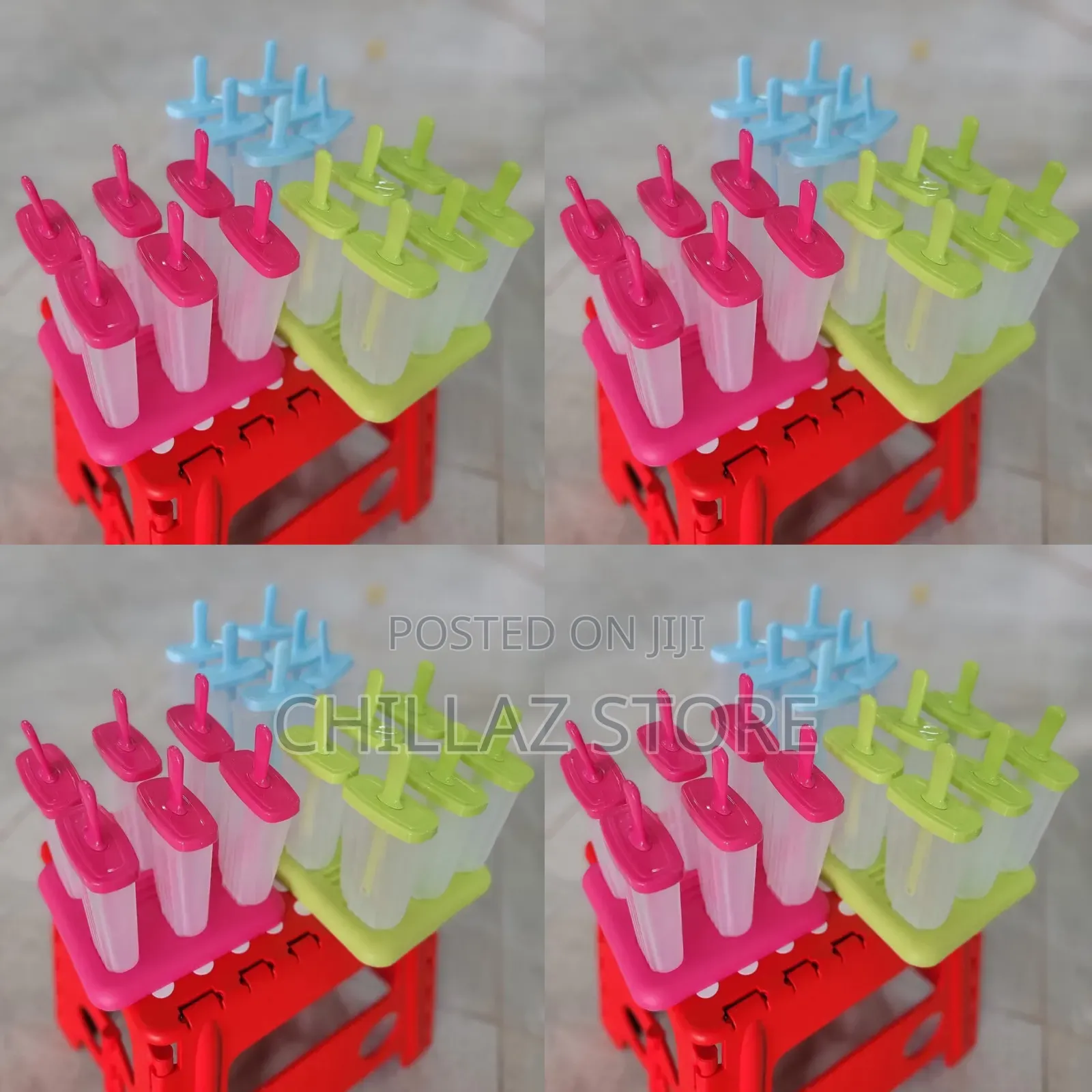 Plastic Popsicle Molds.