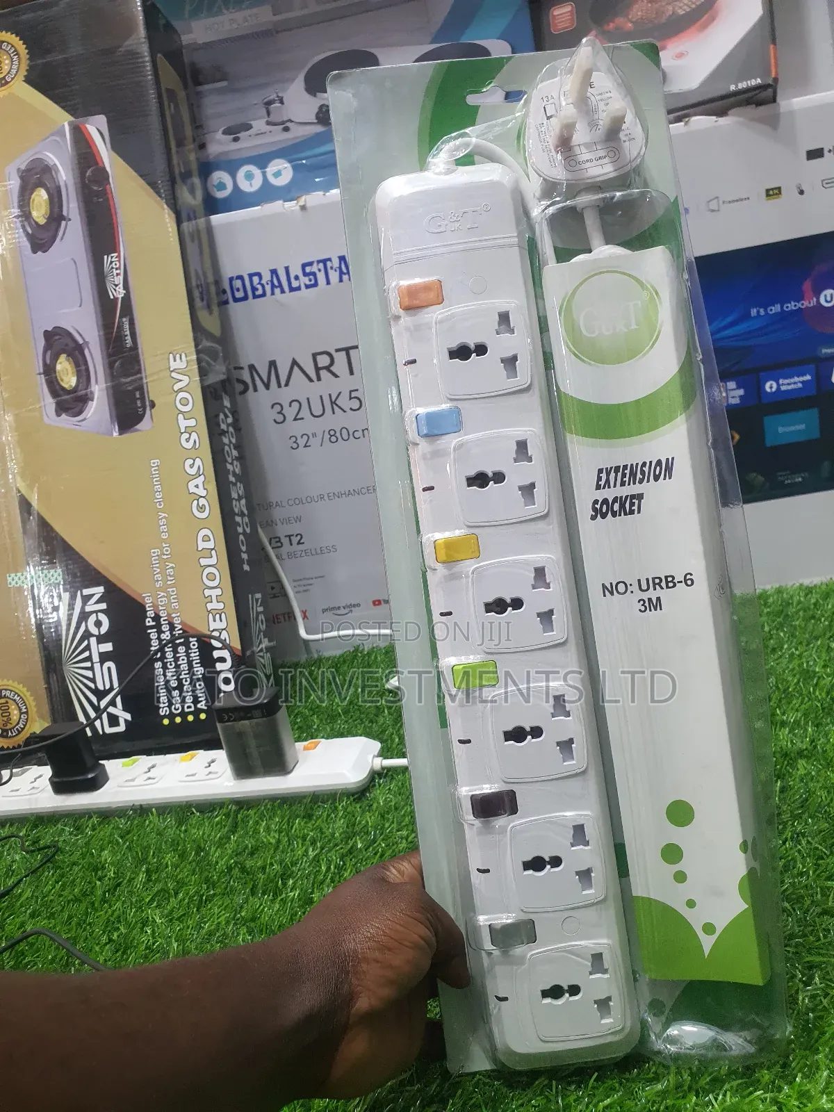 G&T 6 Ways Extension With Switch