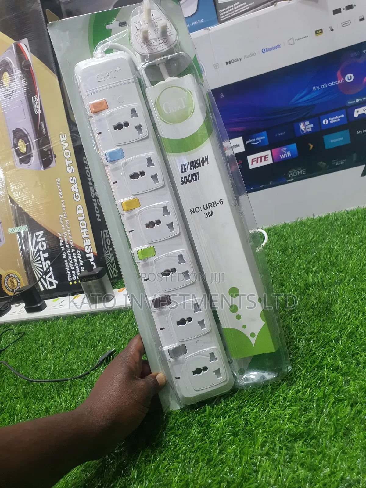 G&T 6 Ways Extension With Switch