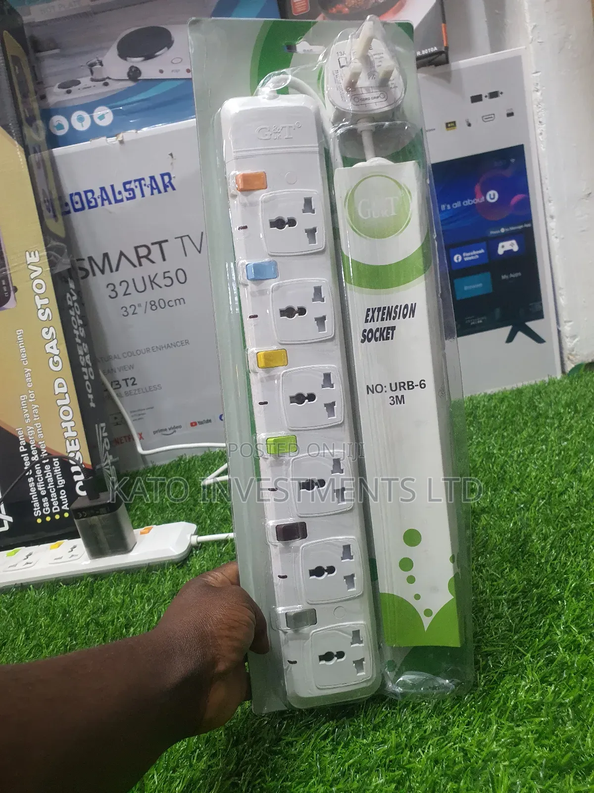 G&T 6 Ways Extension With Switch