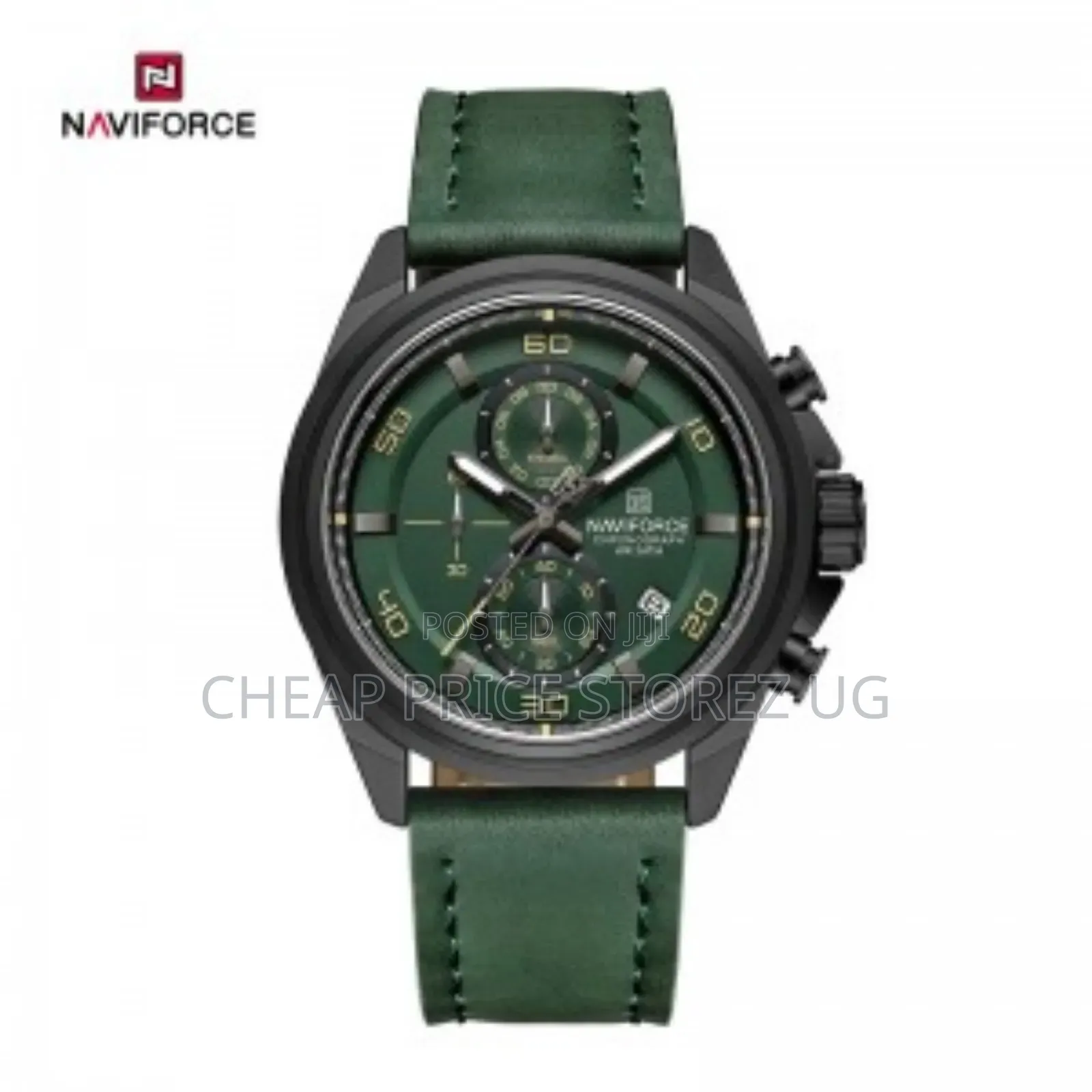Watch 30m Water Resistance Genuine Leather Strap Naviforce