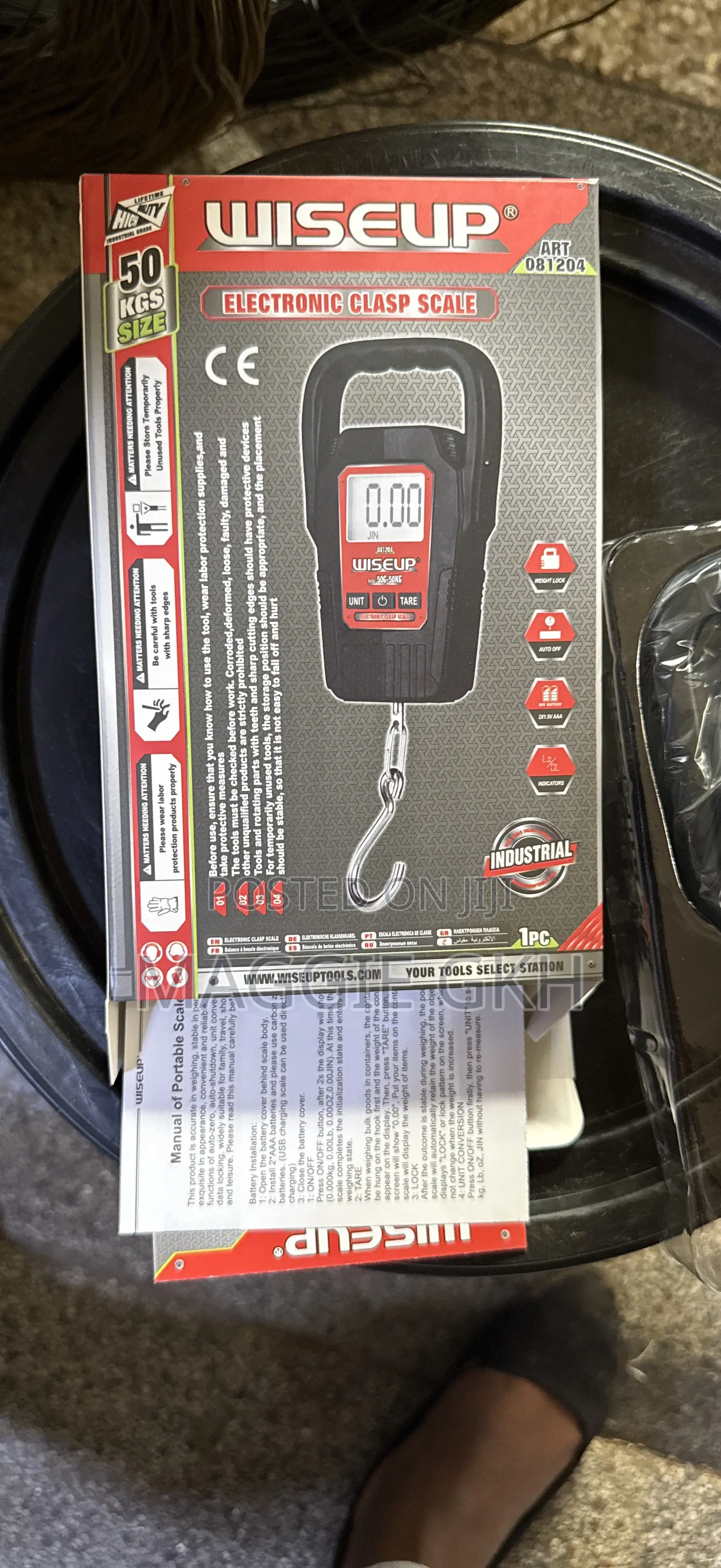 Electronic Clasp Scale 50kgs / Digital Weighing Scale
