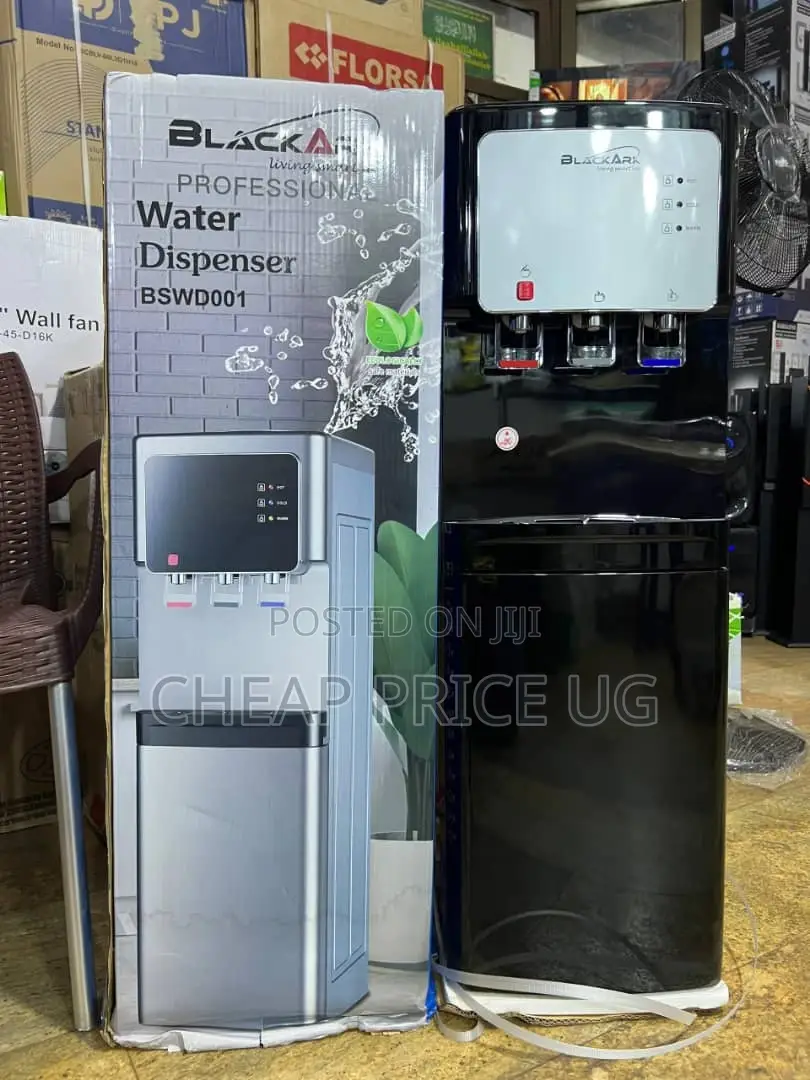 Black Ark Water Dispenser With Fridge Compartment