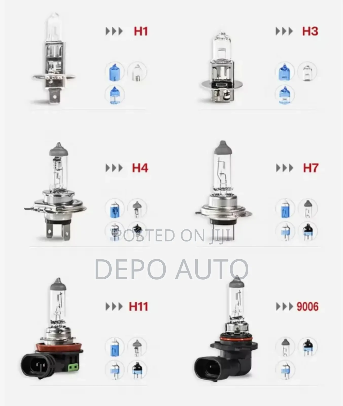 Car Halogen Bulbs