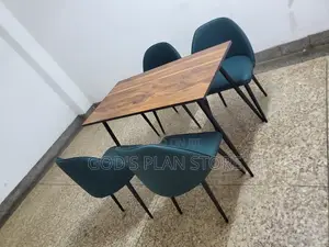 Rectangular Wooden Dining Table and Chairs