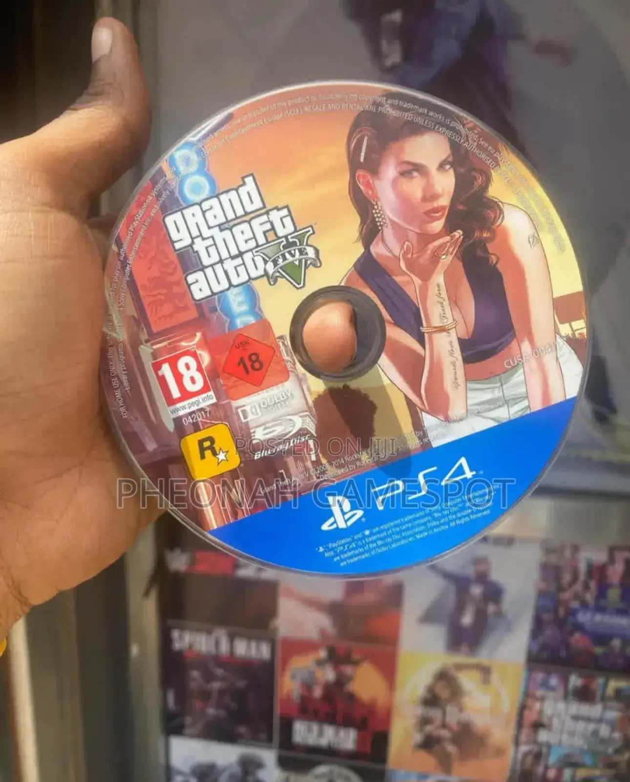Gta v Grand Theft Auto Five Game Cd for Ps4
