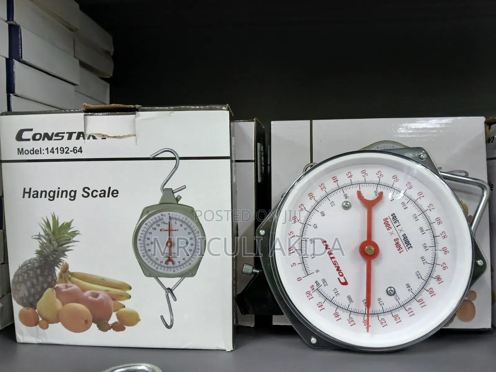 150kgs/330lbs Constant Hook Accurate Hanging Weighing Scale