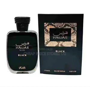 Photo - Hawas Black for Men Eau De Parfum Spray, 3.33 Ounce