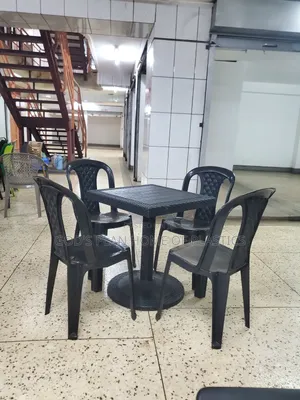Photo - Xyl2303 Plastic Chairs and Bar Table