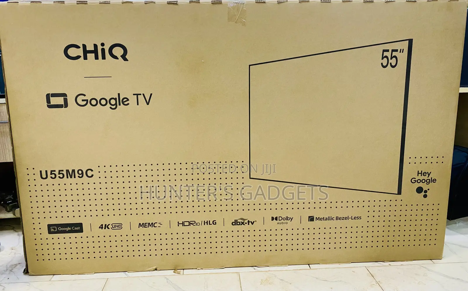 Chiq 55 Inch Smart Uhd4k Frameless Digital Googletv Brandnew