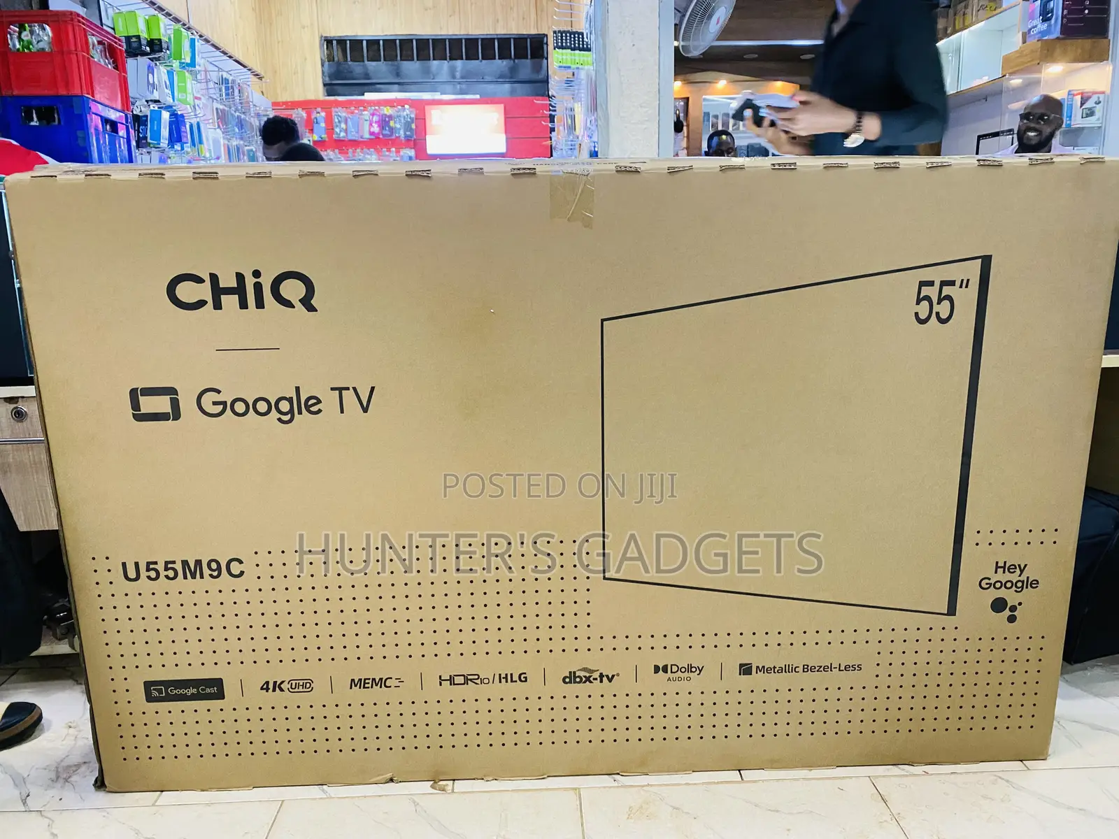 Chiq 55 Inch Smart Uhd4k Frameless Digital Googletv Brandnew