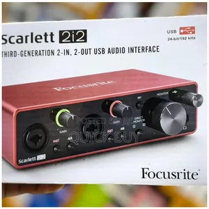 Photo - Focusrite Scarlett 2i2 2rd Gen Usb Audio Interface.
