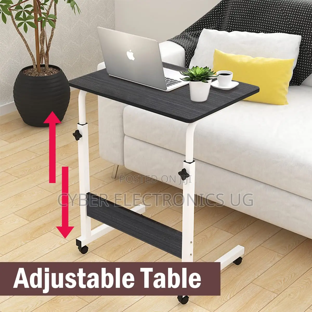Mobile Side Table Movable Adjustable Laptop Computer Desk