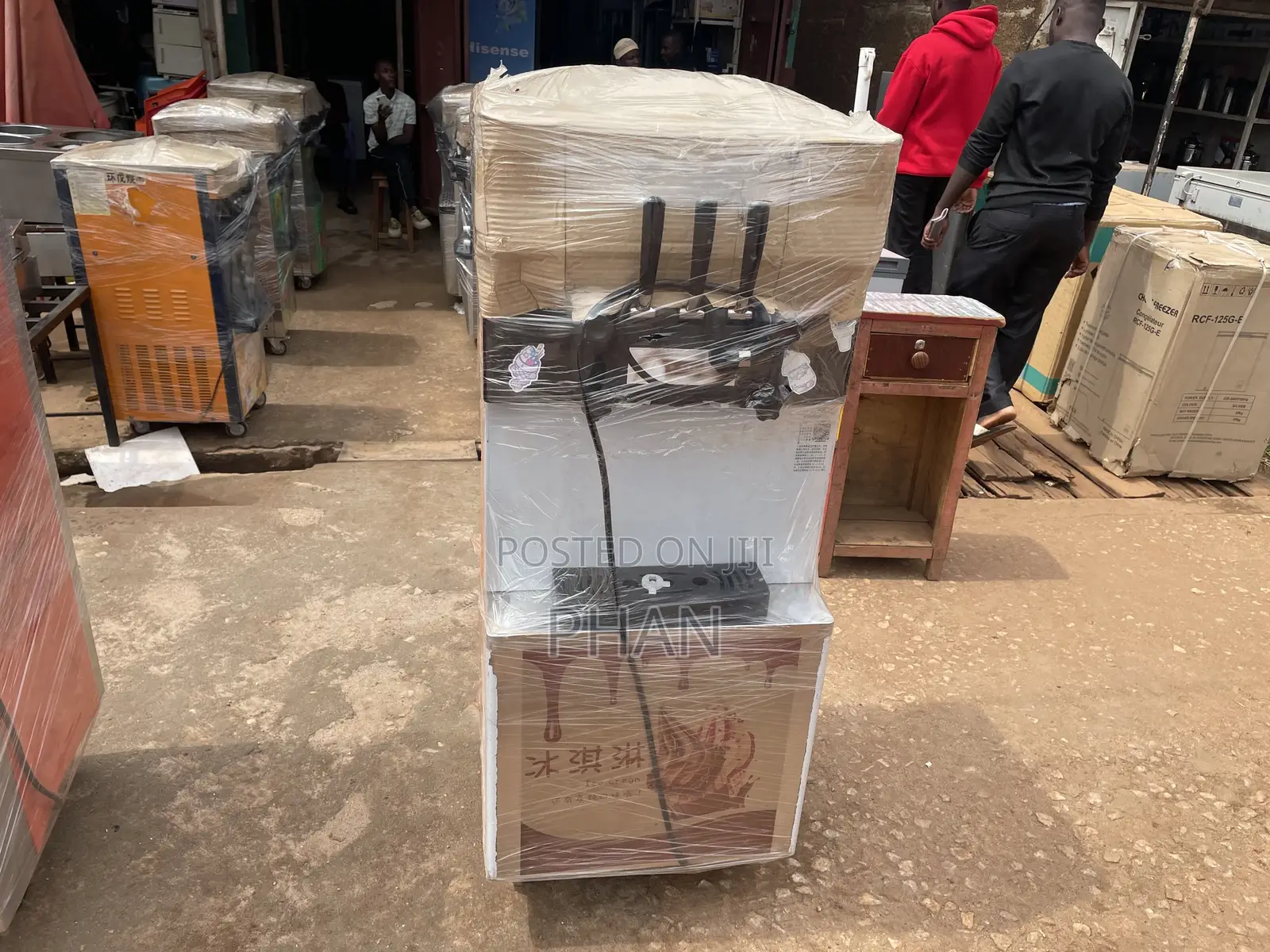 3flavor Purple Commercial Ice Cream Machine