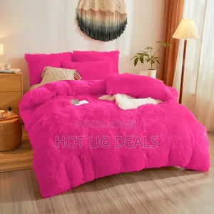 5x6 Shaggy Duvet Set With Bedsheet 2pillowcases 2 Cushions