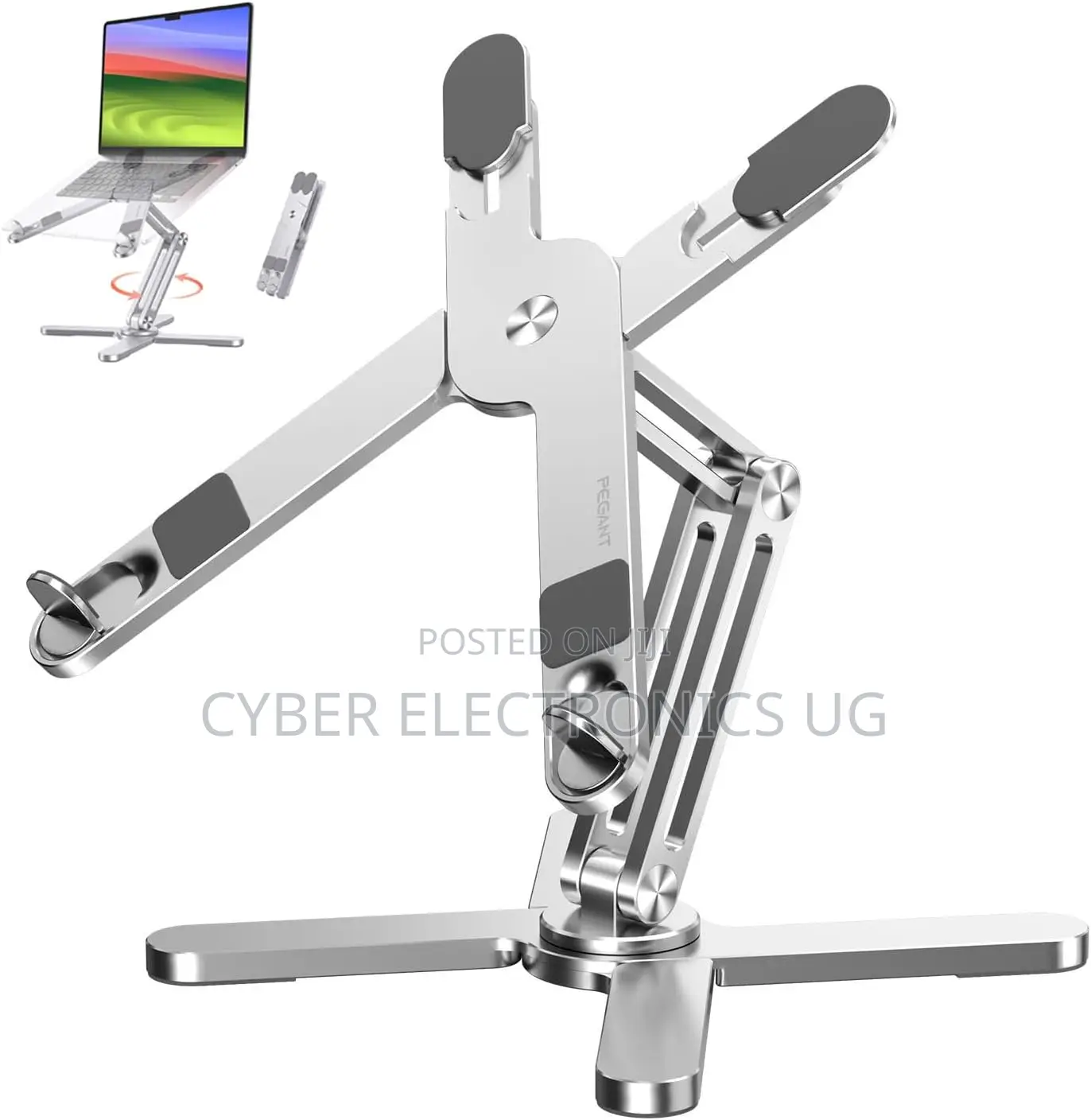 Rotating Foldable Laptop Stand for Desk 360° Adjustable
