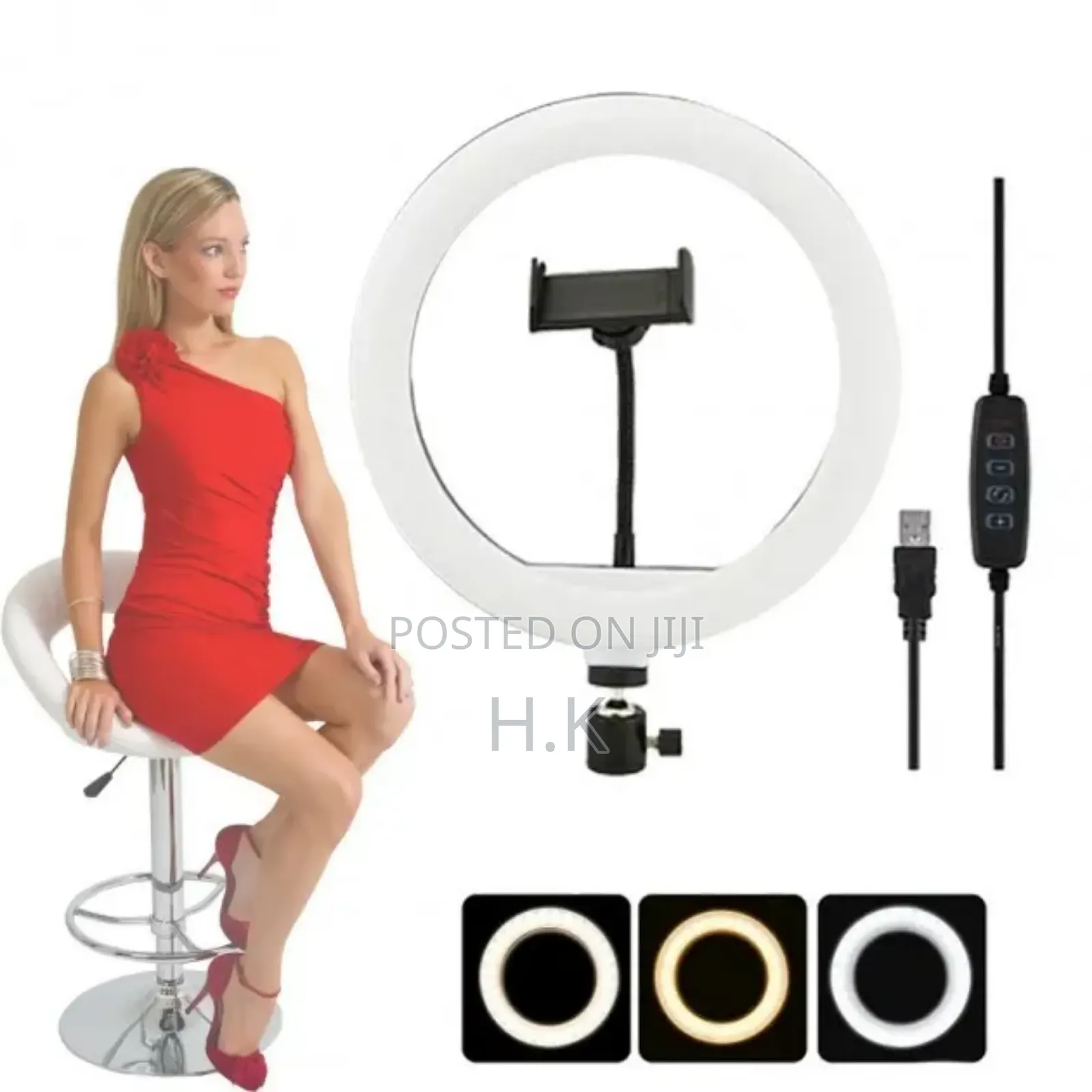 10-Inch Ring Fill Light.