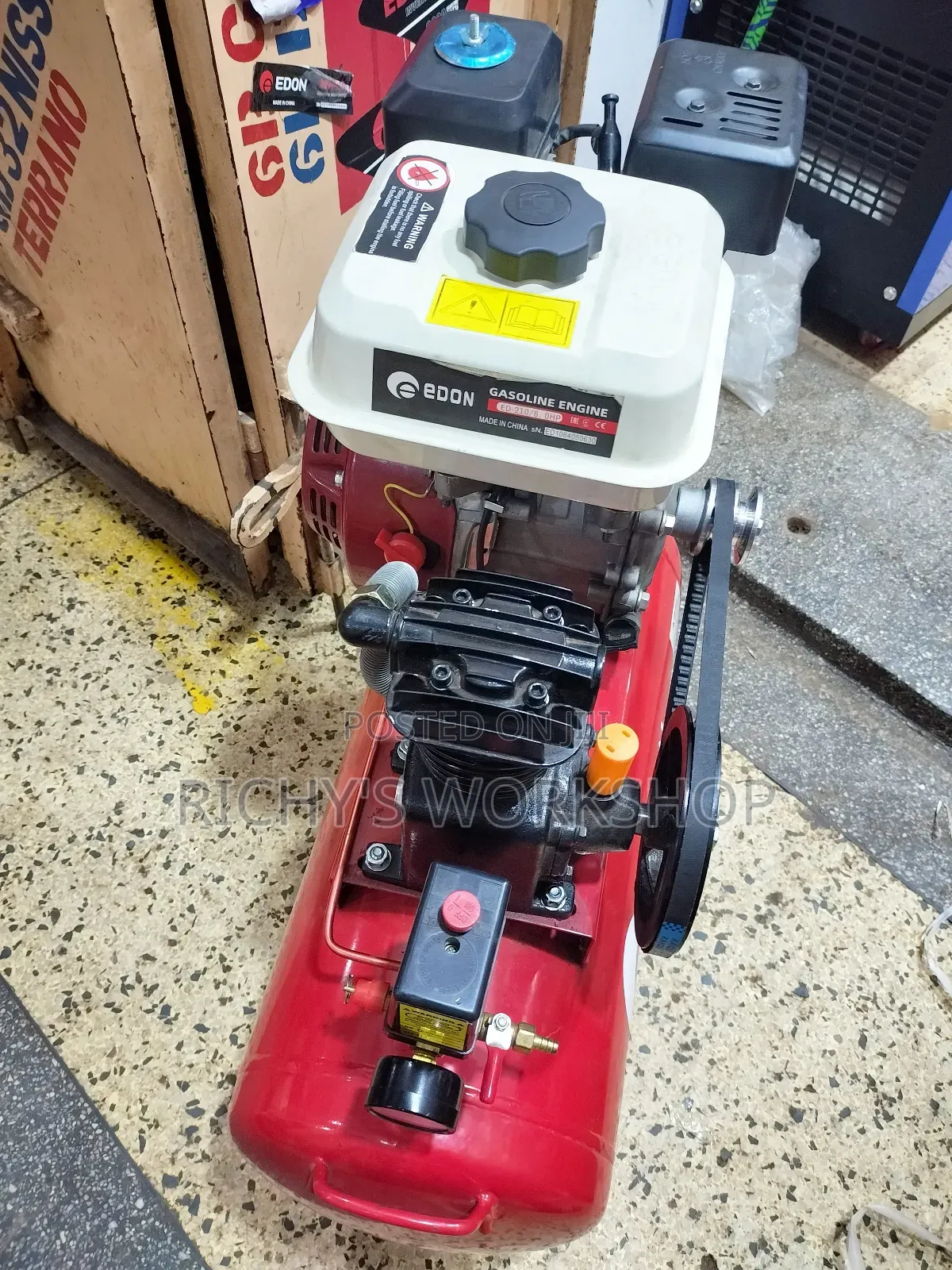 Fuel Air Compressor 50l (Petrol)