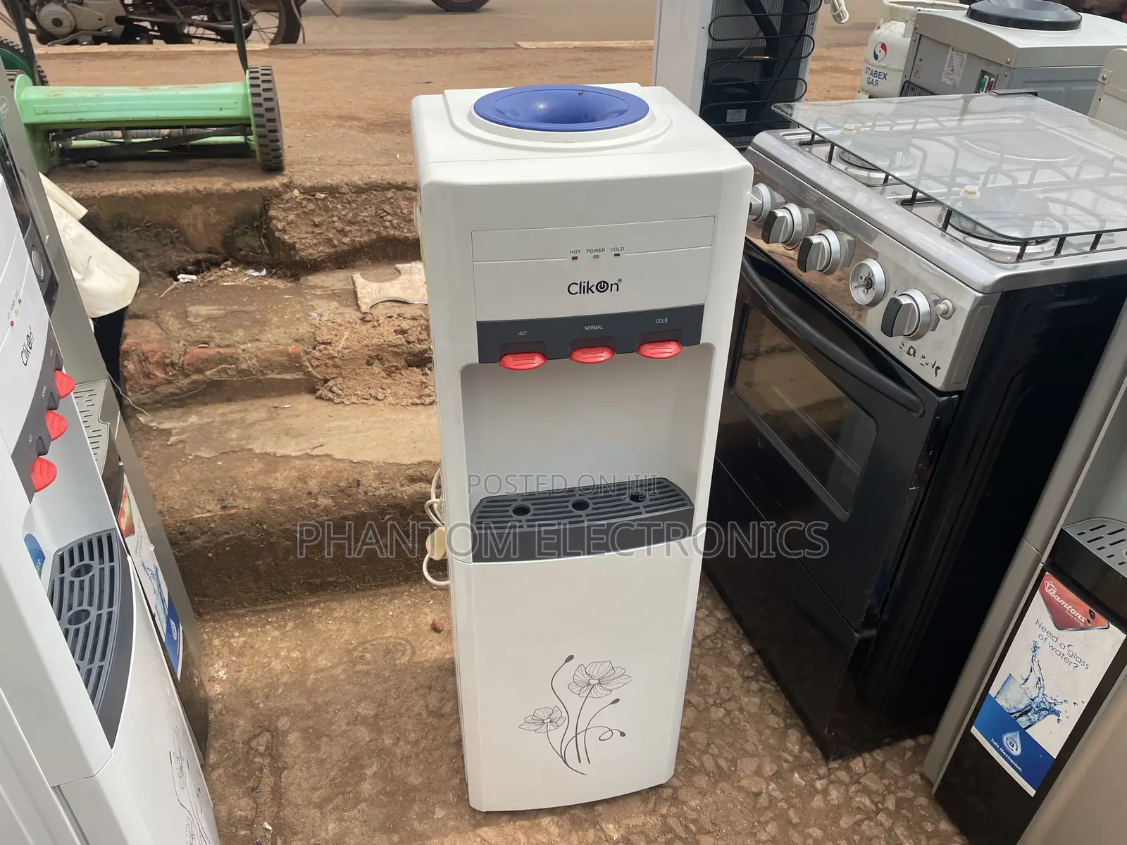 Cream Clikon Water Dispenser