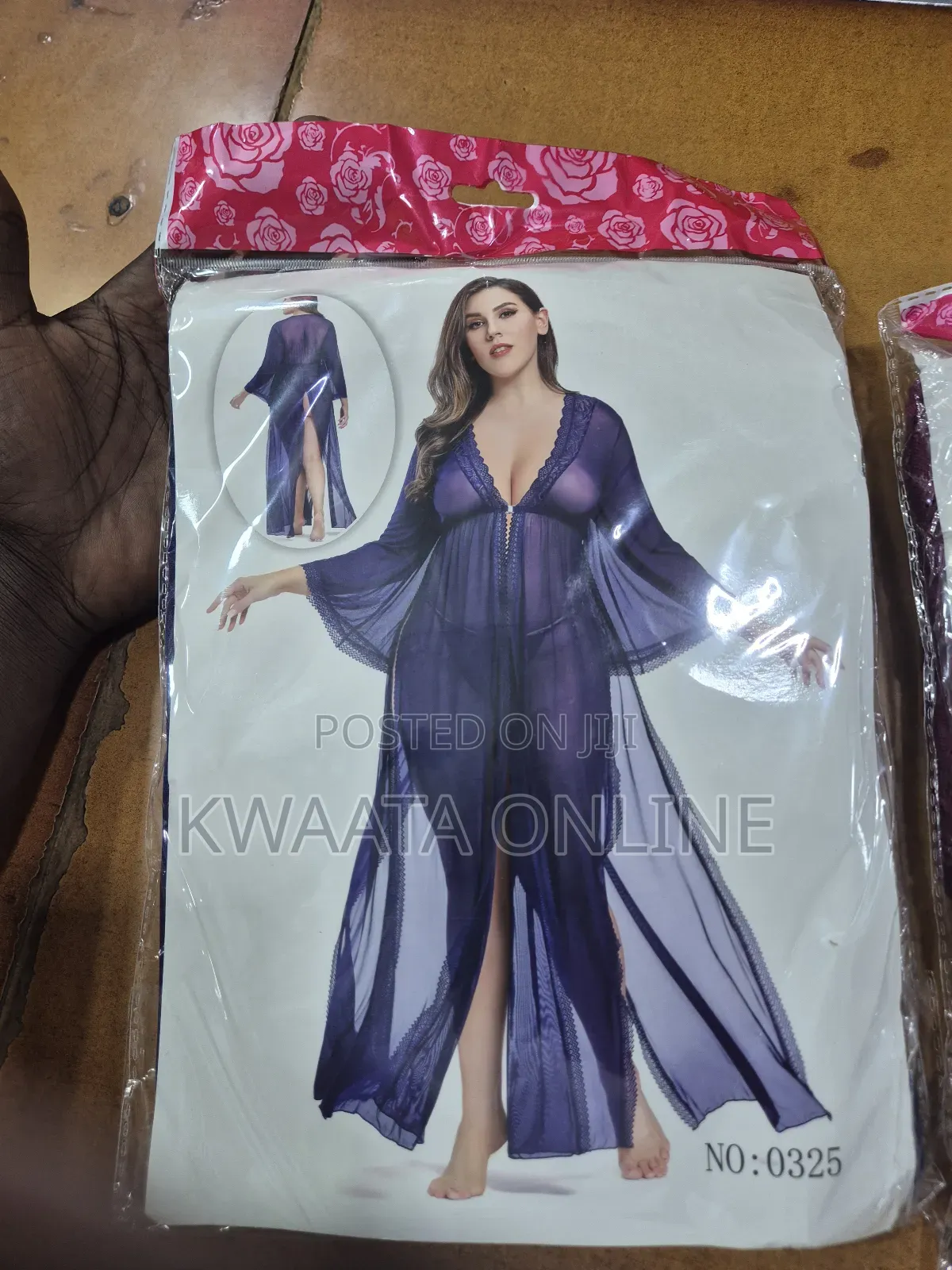 Women Extra Size Full Robe Mesh Chemise Babydol Cover Up