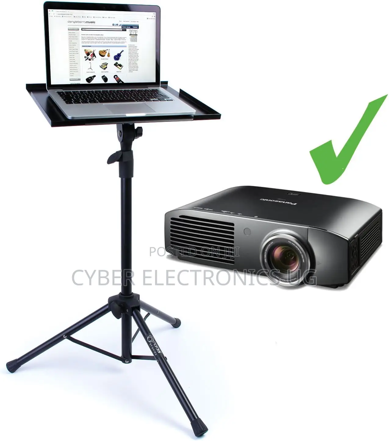 Projector Laptop Stand Folding Heavy Duty Tripod Base