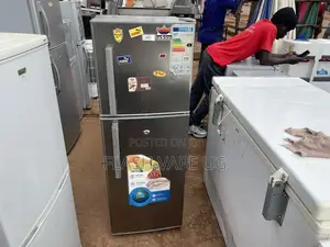 Grey Adh Free Standing Fridge