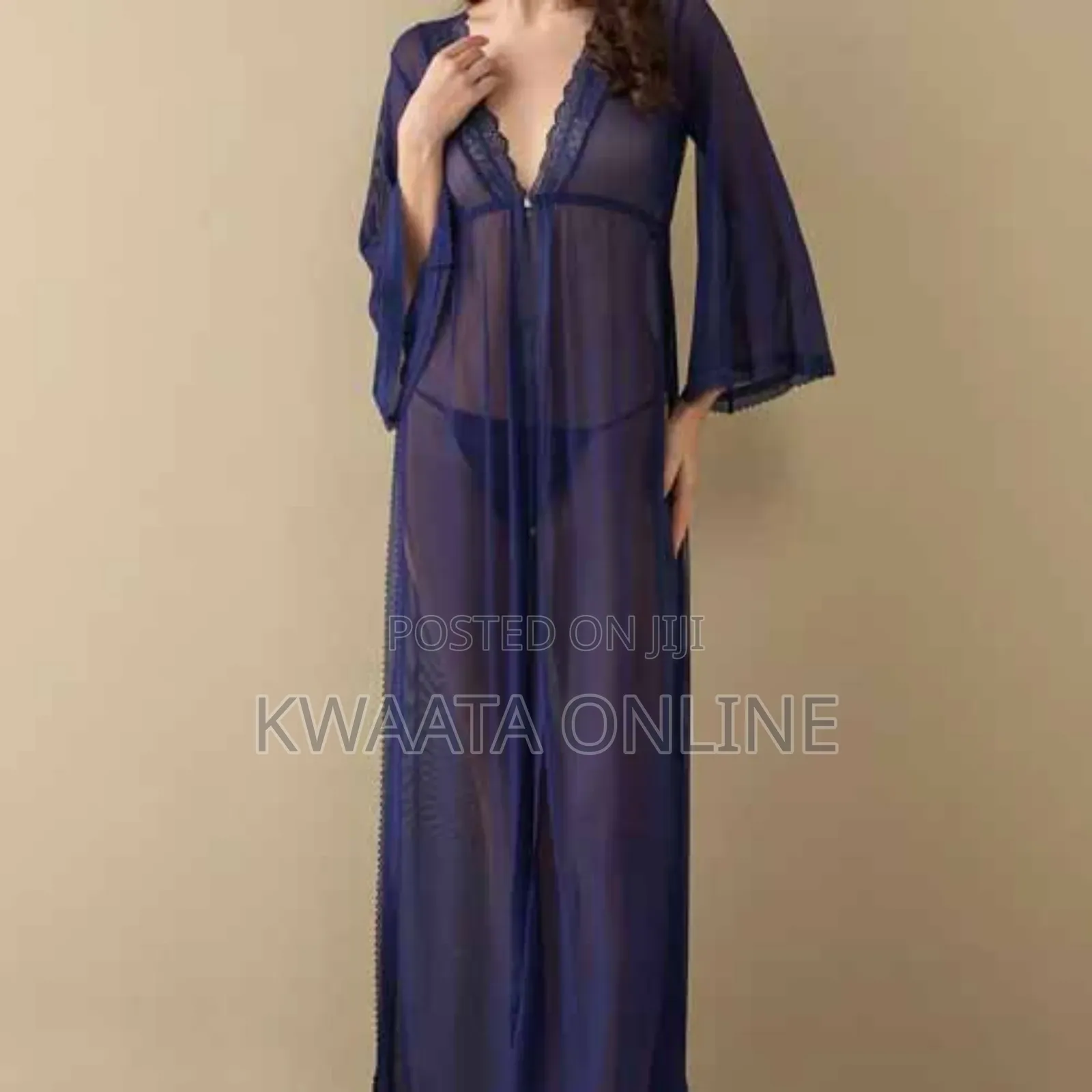 Women Extra Size Full Robe Mesh Chemise Babydol Cover Up
