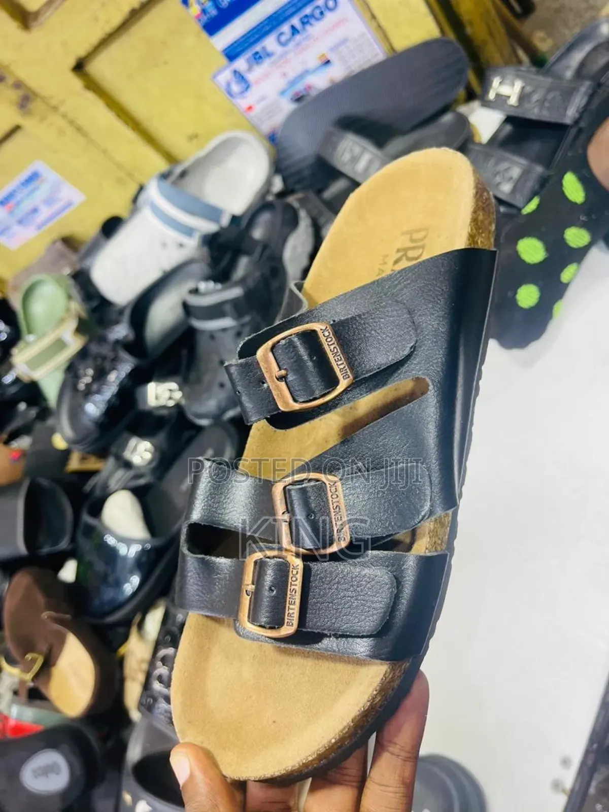 Black Bioline Lady Sandals Womens Mules