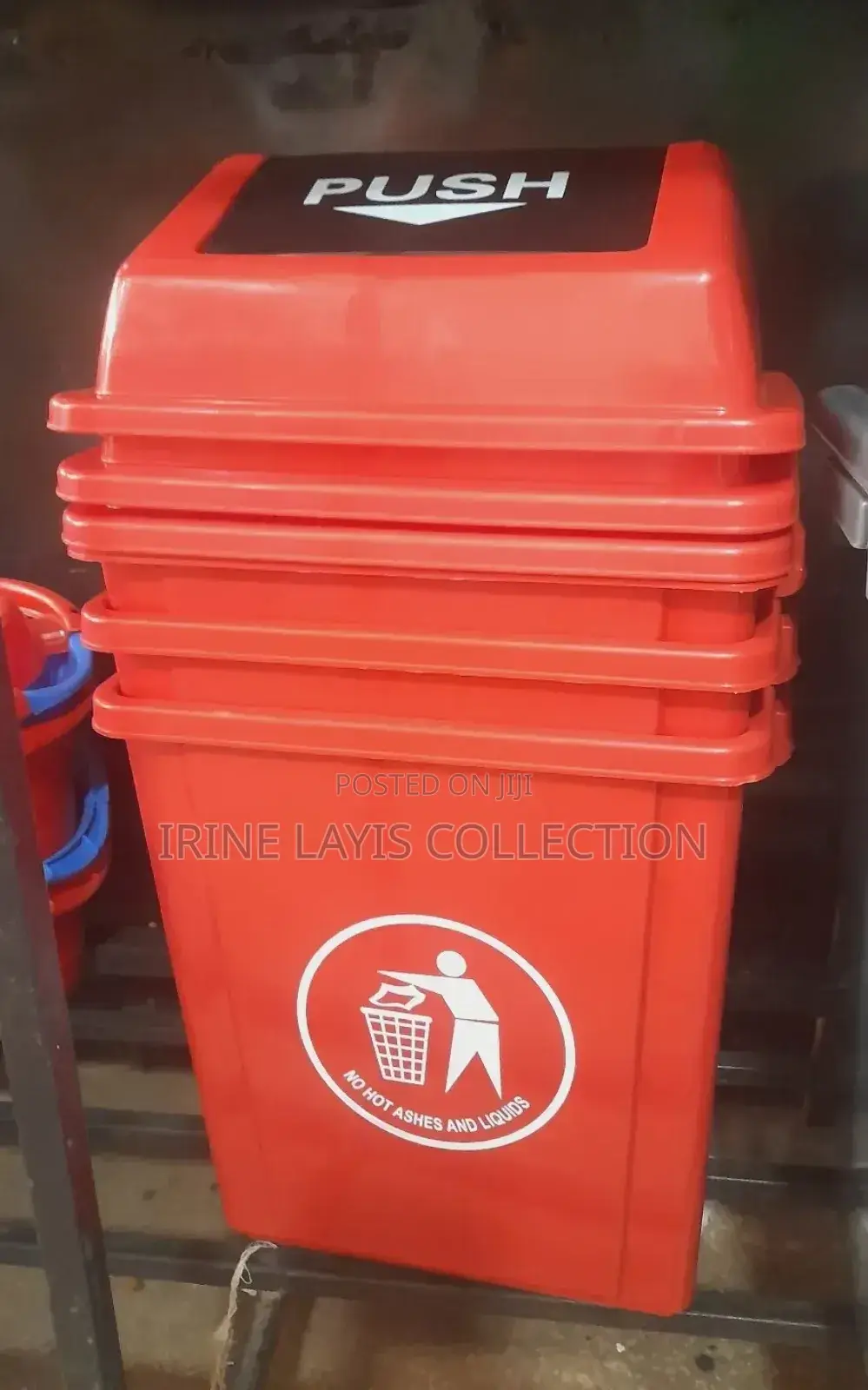 20litre Push Dust Bins