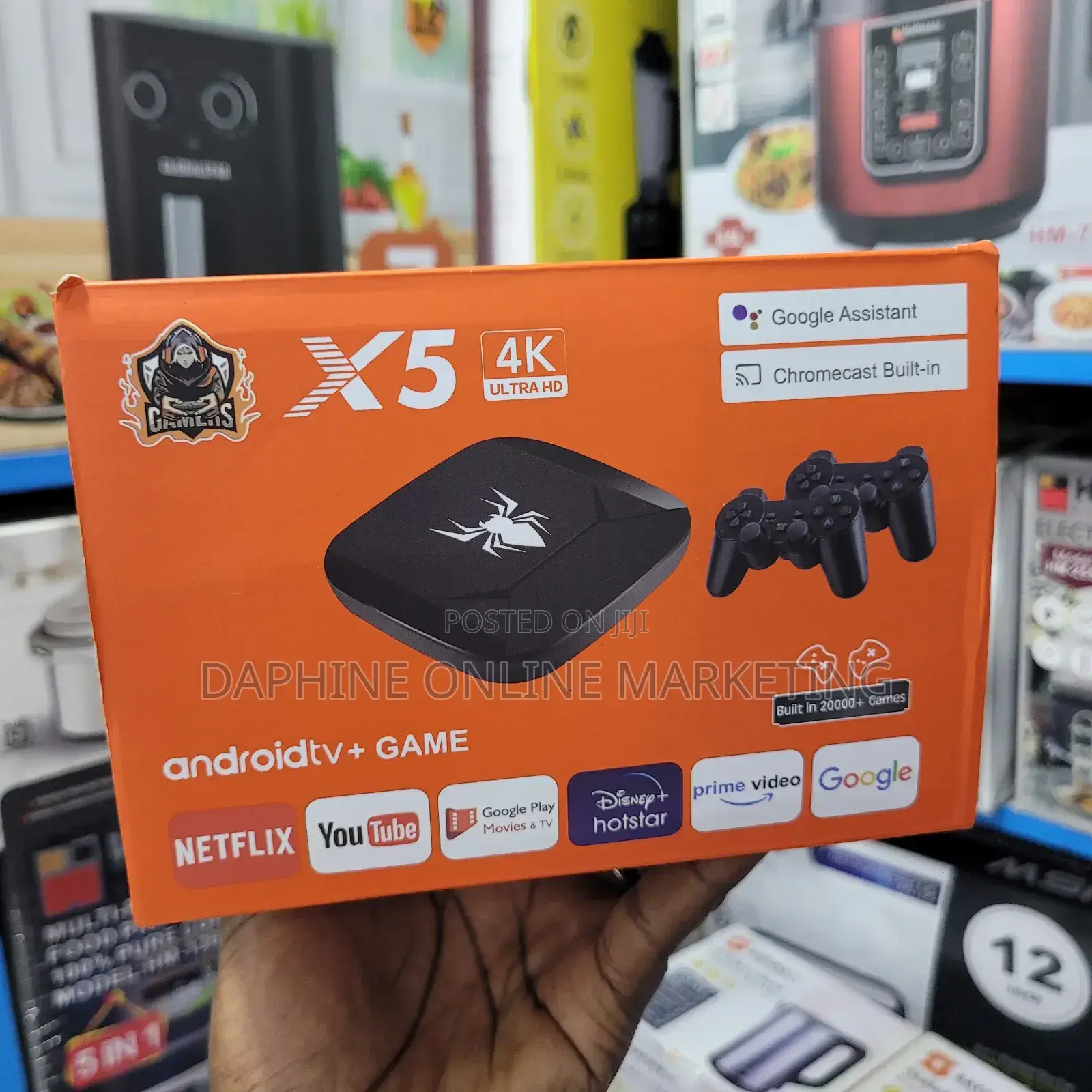 X5 Pro Android Tv Box With Game Controllers