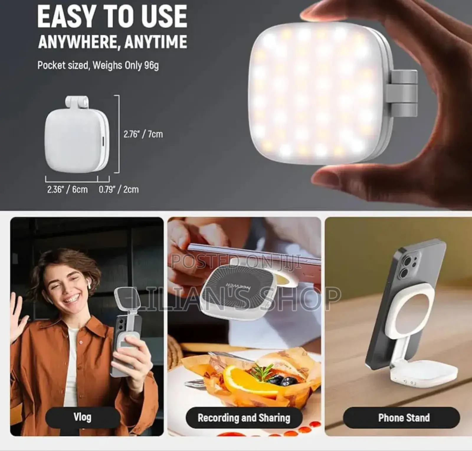 Pocket Rechargeable High Brightness Fill Light