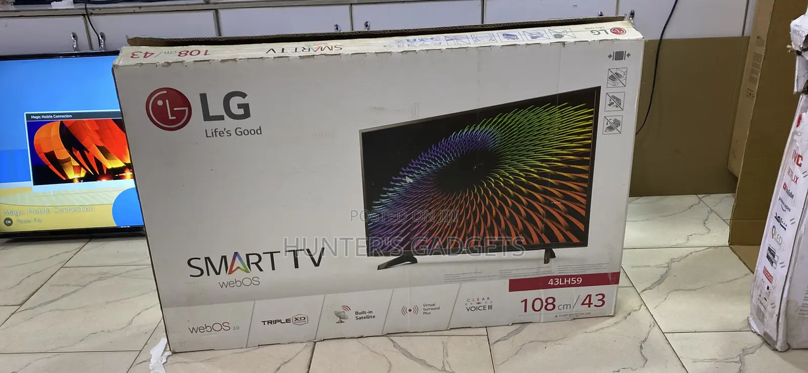 Lg 43 Inch Smart Digital Satellite Tv