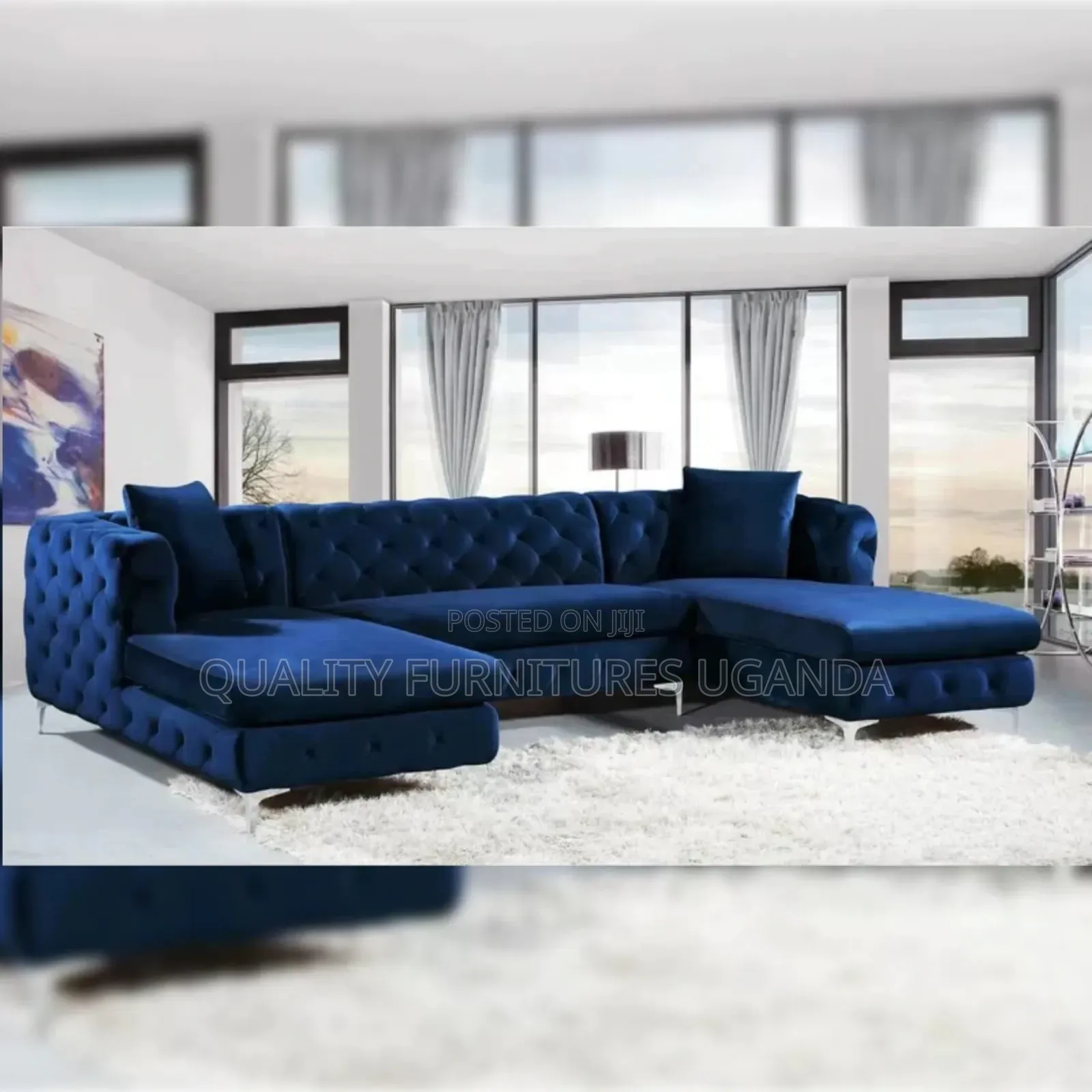 9 Sitter U Shaped Chesterfield