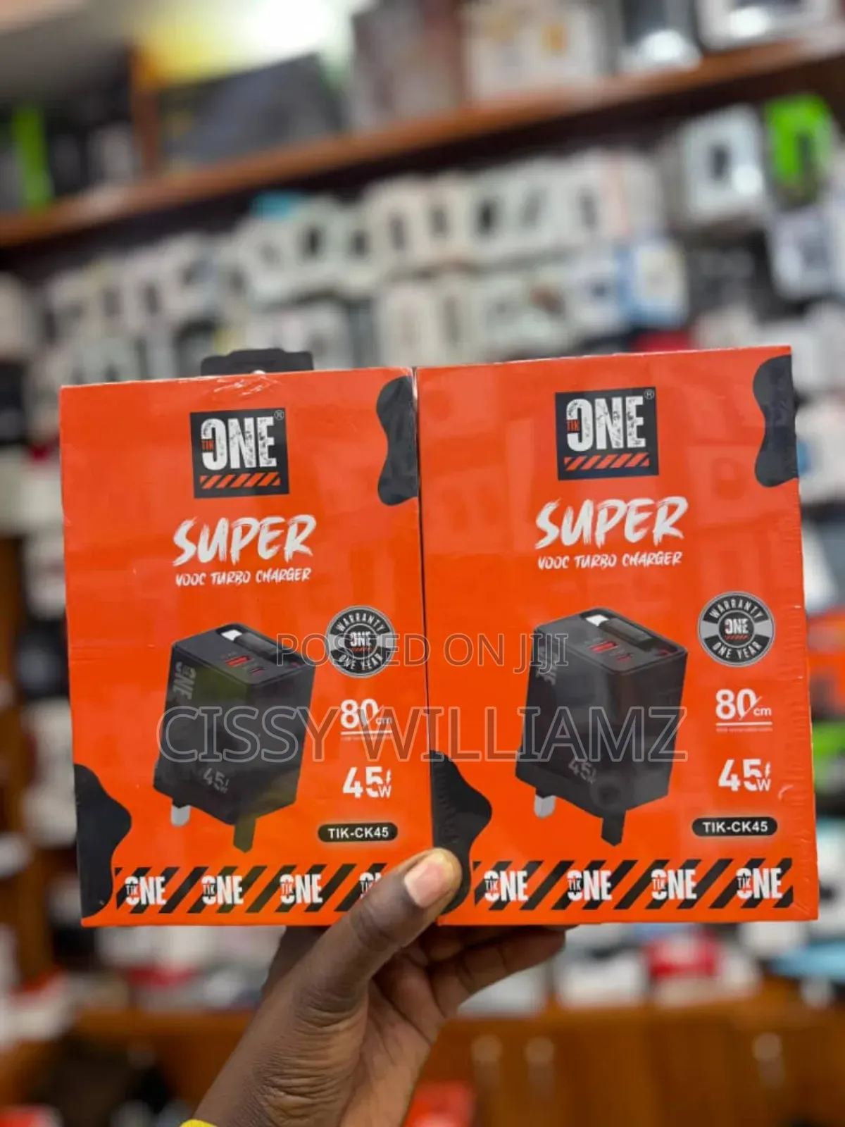 Tikone Super Vooc Turbo Charger 45w Fast Charger