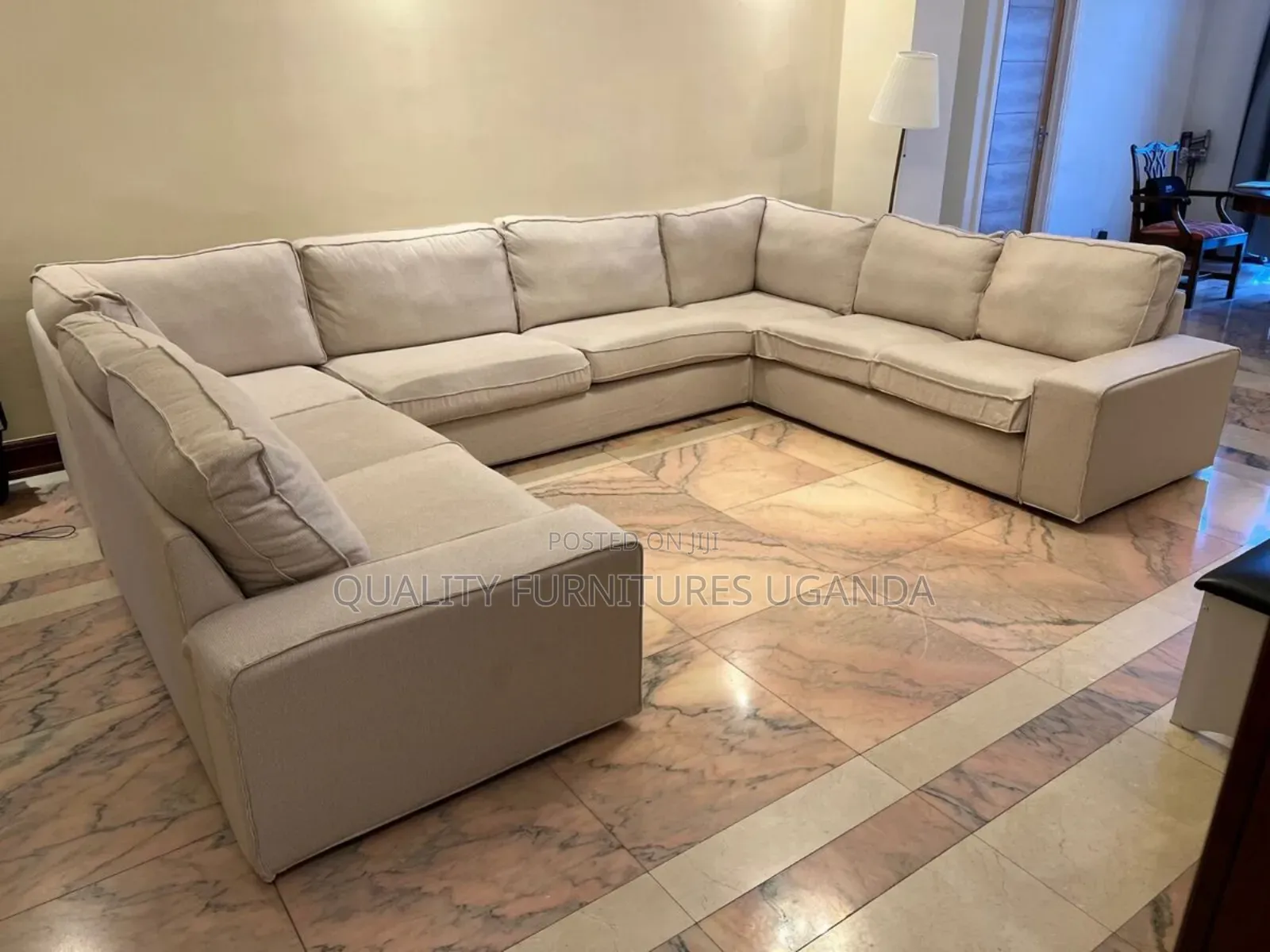 10 Sitter U Shaped Shaped Fibre Couch