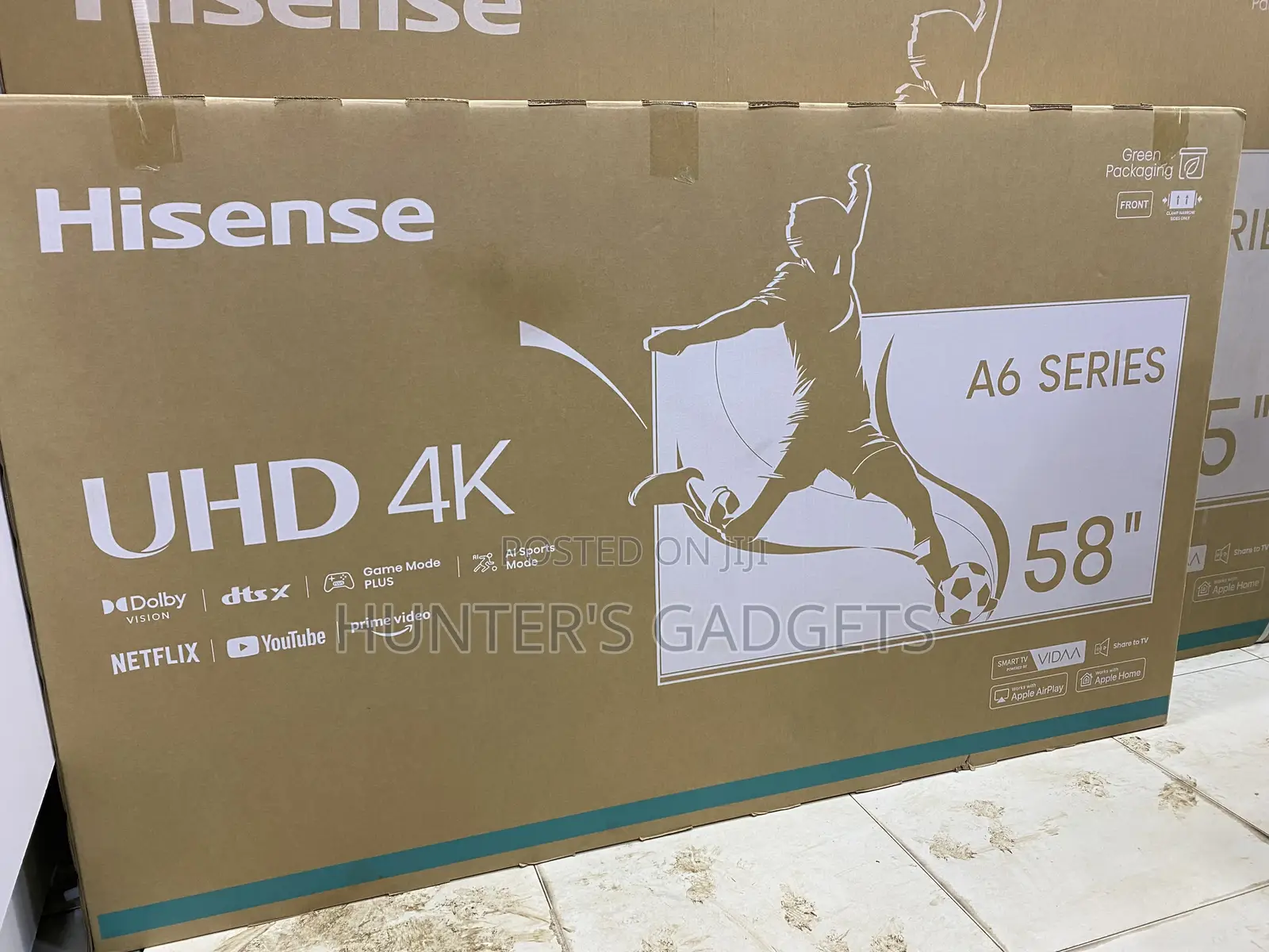 Hisense 58 Inch Smart Uhd Brand New Frameless Digital Tv