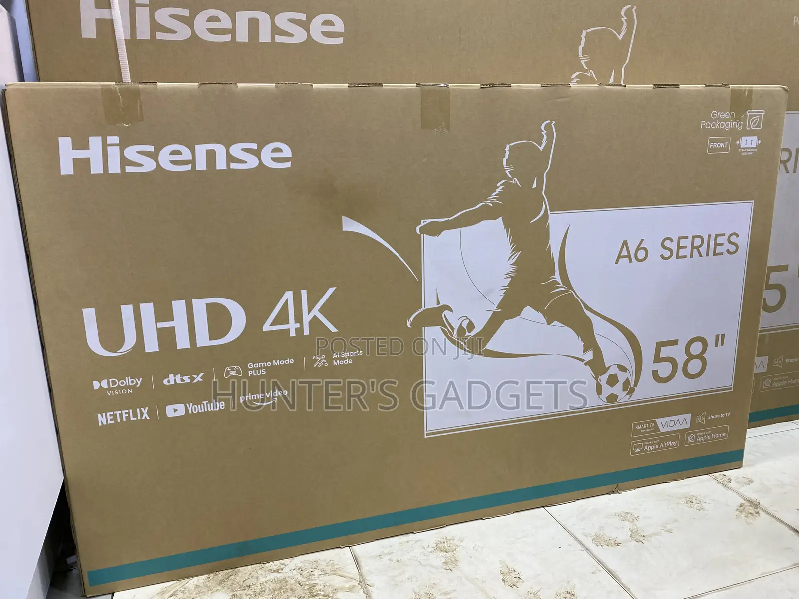 Hisense 58 Inch Smart Uhd Brand New Frameless Digital Tv