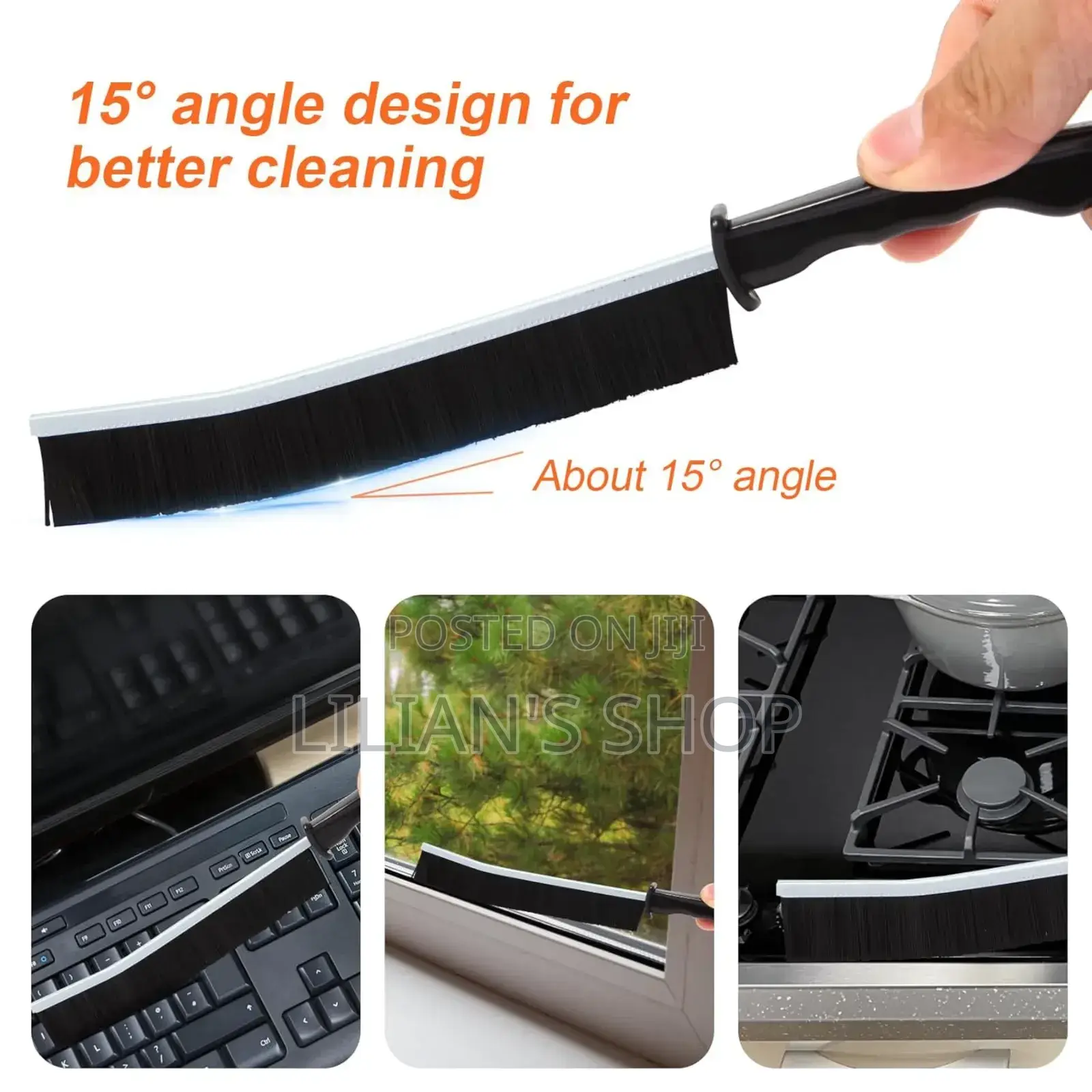 3pcs Small Corner Crevice Cleaning Brush Set